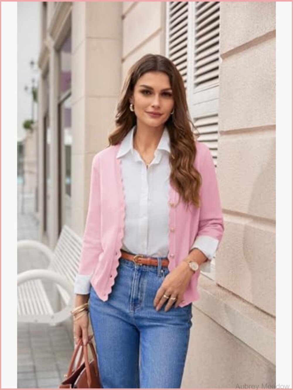 3/4 Sleeve V-Neck Button Down Cardigan Sweater Open Front Shrugs Lightweight - Picture 5 of 6